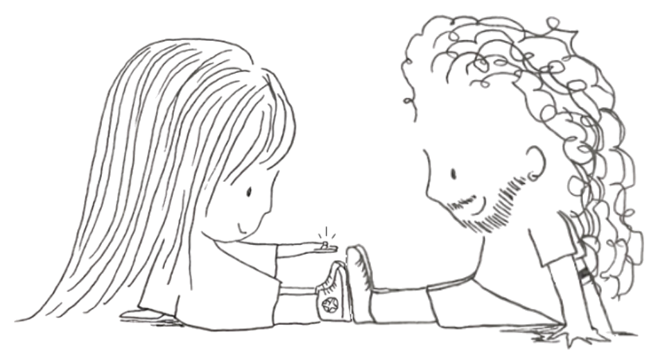 Illustration de Kim et Léopold